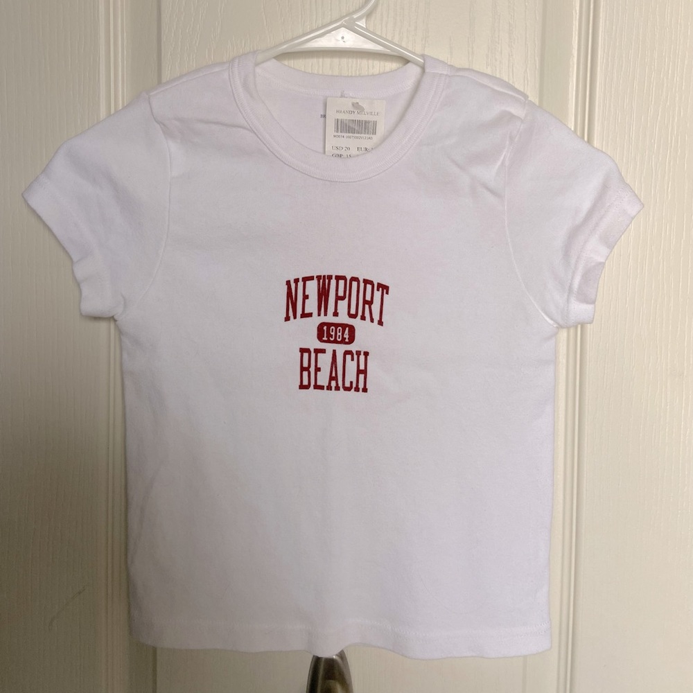Brandy Melville Newport Beach tee, one size fits all